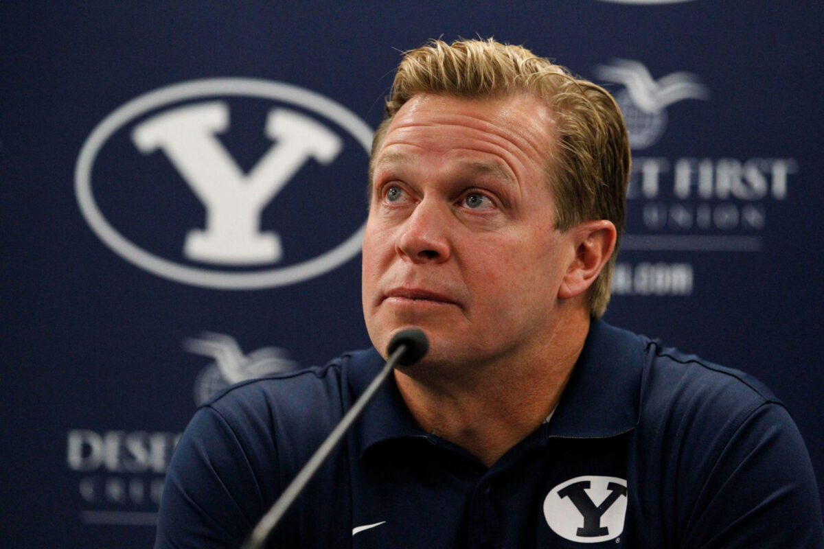 Emotional Bronco Mendenhall looking toward new challenge at Virginia